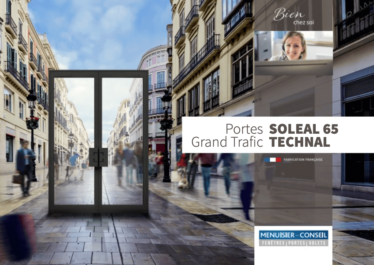 Catalogue portes grand trafic soleal technal Menuisier Conseil